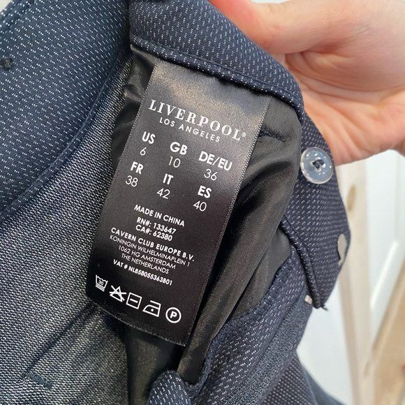 Liver Pool Los Angeles Pants Size 6 - Picture 7 of 8